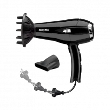 Фен BaByliss D374DE, 2000Вт, Чёрный