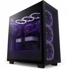 Carcasă PC NZXT H7 Flow, Midi-Tower, ATX, Negru
