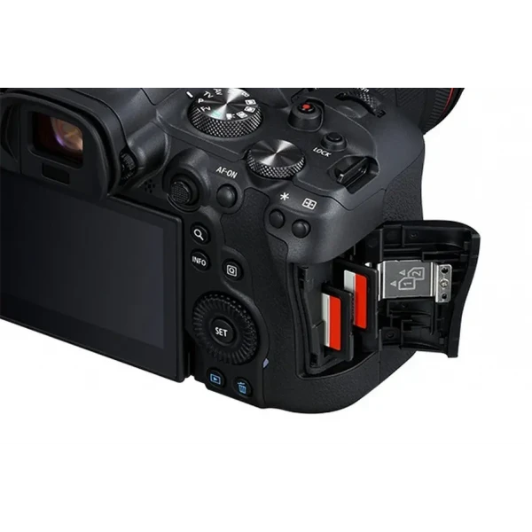 Aparat Foto Mirrorless Canon EOS R6 + RF 24-105 IS, Negru