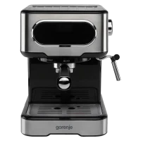 Cafetiera manuala Gorenje ESCM15DBK, 1100W, Argintiu