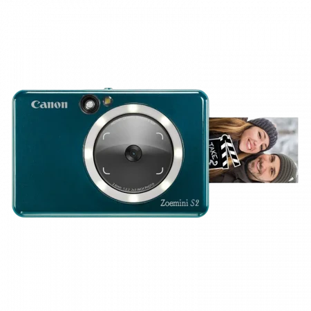 Imprimantă foto Canon Zoemini S2 ZV223, 2.0” x 3.0”, Turcoaz