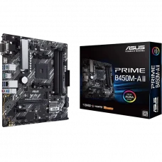 Placă de bază ASUS PRIME B450M-K II, AM4, AMD B450, Micro-ATX