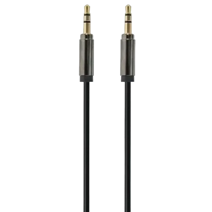 Audio Adaptor Cablexpert CCAP-444-0.75M, 3.5mm 3-pin (M) - 3.5mm 3-pin (M), 0,75m, Negru