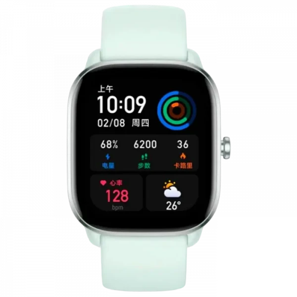 Умные часы Xiaomi Amazfit GTS 4 Mini, 42мм, Mint Blue