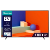 75 LED SMART TV Hisense 75A6K, 3840x2160 4K UHD, VIDAA U6.0, Negru