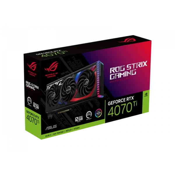 Placă Video ASUS ROG-STRIX-RTX4070TIO12G-GAMING, 12GB GDDR6X 192bit