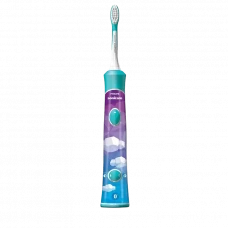Periuța de dinți electrică sonică PHILIPS Sonicare For Kids HX6321/04, Turcoaz