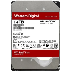 Жесткий диск Western Digital WD Red Plus, 3.5, 14 ТБ &lt,WD140EFGX&gt,