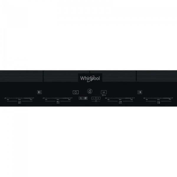 Plită cu inducție Whirlpool SMO 658C/BT/IXL, Negru