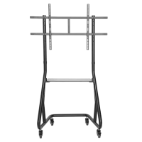 Мобильная стойка для телевизора Reflecta TV Stand 105P-Shelf, Чёрный
