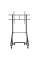 Мобильная стойка для телевизора Reflecta TV Stand 105P-Shelf, Чёрный