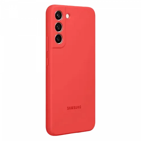 Husă Samsung Silicone Cover for Galaxy S22+, Roșu