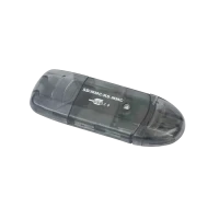 Кардридер Gembird FD2-SD-1, USB Type-A, Прозрачный