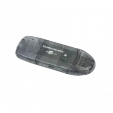 Cititor de carduri Gembird FD2-SD-1, USB Type-A, Transparent