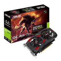 Видеокарта ASUS CERBERUS-GTX1050TI-O4G, 4ГБ GDDR5 128бит