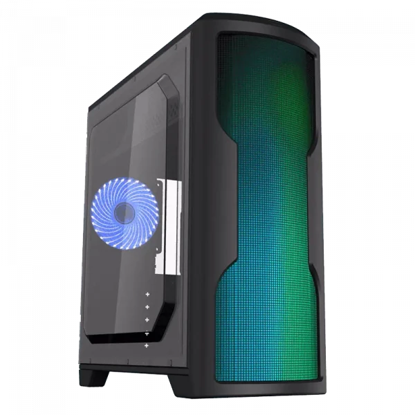 Компьютерный корпус Gamemax G562, Midi-Tower, Без блока питания, Чёрный