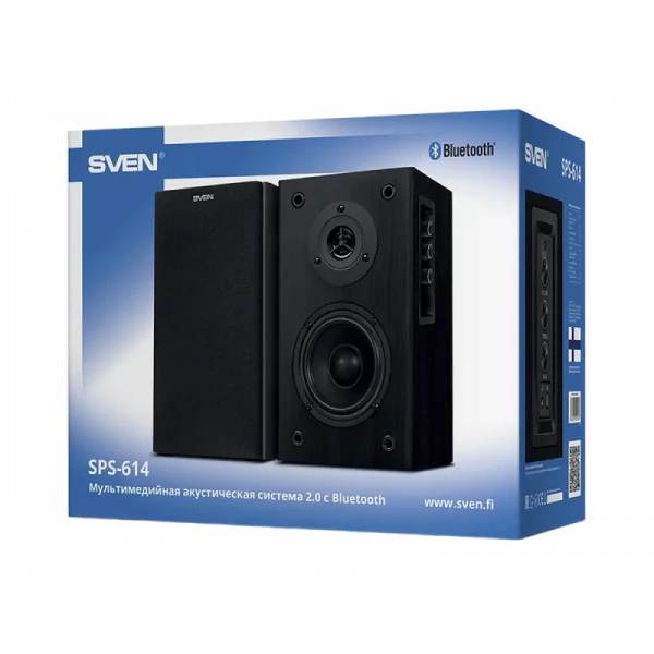 Boxe pentru calculator 2.0 SVEN SPS-614, Negru