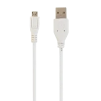 Cablu încărcare și sincronizare Cablexpert CCP-mUSB2-AMBM-W-0.5M, USB Type-A/micro-USB, 0,5m, Alb