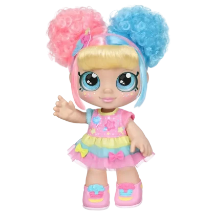 Păpușa KindiKids Candy Sweets S6, Roz Albastru