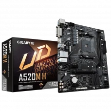 Placă de bază Gigabyte A520M H, AM4, AMD A520, Micro-ATX