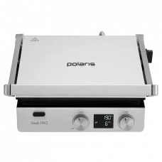 Электрический Гриль Polaris PGP3005, 2000Вт, Серебристый