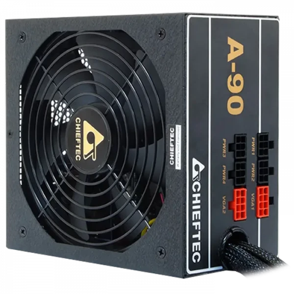 Блок питания для компьютеров Chieftec GDP-650C, 650Вт, ATX, Полумодульный