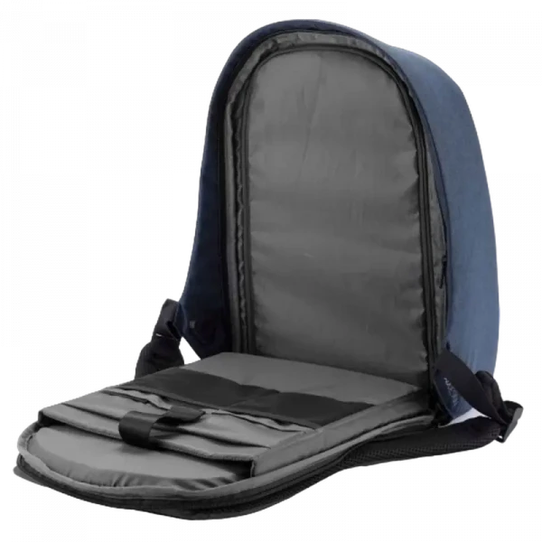 Rucsac pentru Laptop Bobby PRO, 15.6, Piele artificială, Albastru închis