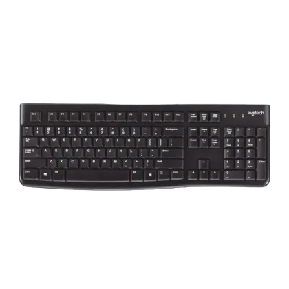 Клавиатура Logitech K120, Проводное, Чёрный