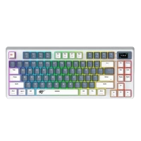 Клавиатура Havit KB884L, Проводное, Белый/Синий