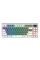 Tastatură Havit KB884L, Cu fir, Alb/Albastru