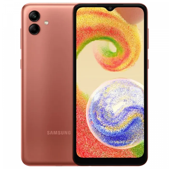 Смартфон Samsung Galaxy A04, 4Гб/64Гб, Медный