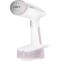 Aparat de călcat vertical cu aburi Tefal DT3050E1, Alb/Roz