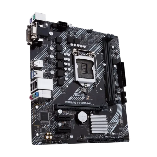 Материнская плата ASUS PRIME H410M-K, LGA1200, Intel H410, Micro-ATX