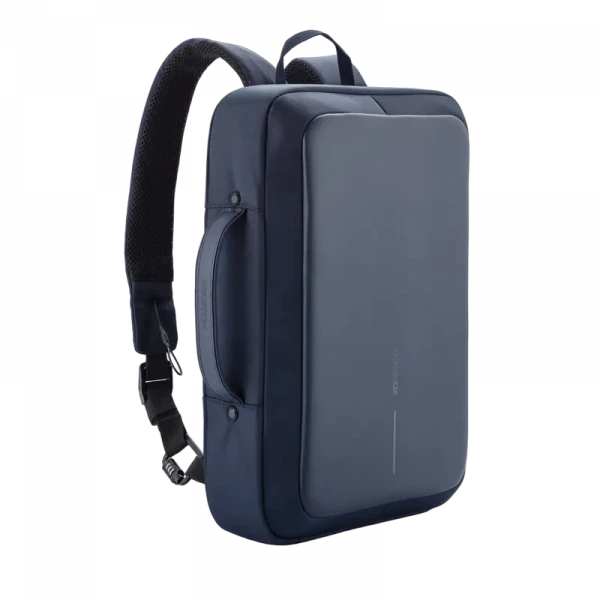 Rucsac pentru Laptop Bobby Bizz, Piele artificială, Albastru închis