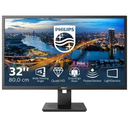 31,5 Монитор Philips 325B1L, IPS 2560x1440 WQHD, Чёрный