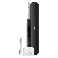 Periuța de dinți electrică sonică BRAUN Pulsonic Slim Luxe 4500, Negru mat