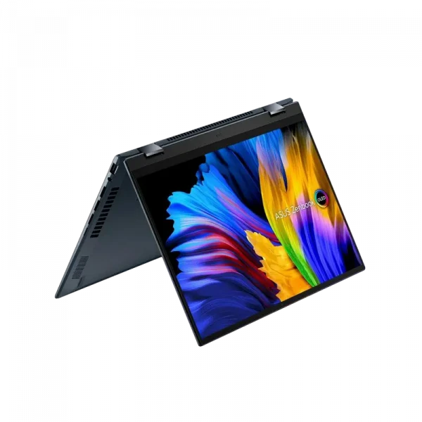 Laptop 14 ASUS Zenbook 14 Flip OLED UP5401EA, Pine Grey, Intel Core i5-1135G7, 8GB/256GB, Fără SO