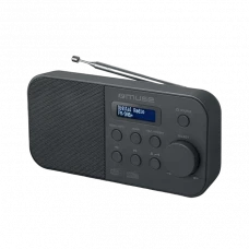 Radio portabil MUSE M-109 DB, Negru