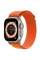 Ceas inteligent Apple Watch Ultra, 49mm, Gri/Portocaliu
