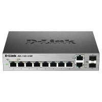 Switch de rețea D-Link DGS-1100-10/ME, 8x 10/100/1000 Mbps