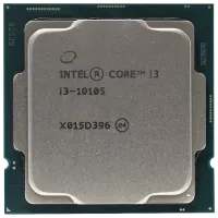 Процессор Intel Core i3-10105, Intel UHD 630, Без кулера | Tray
