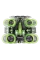 Jucărie cu telecomandă SY Stunt Tumbling Wheel Car, Verde (SY012A)