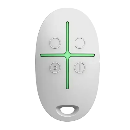 Buton de urgență Ajax SpaceControl, Alb