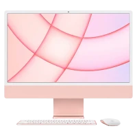 Redenumit: 'Computer All-in-One Apple iMac A2873 / 24 inch / M3 8-core CPU / 10-core GPU / 8GB RAM / 256GB SSD / macOS Sonoma / Roz'