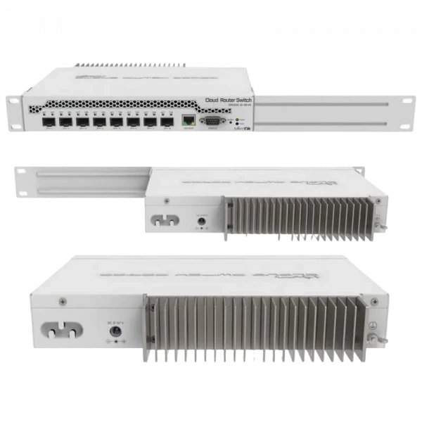 Switch de rețea MikroTik CRS309-1G-8S+IN, Alb