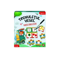 Joc de societate Trenulețul vesel: Numere, Forme & Culori Agerino 1024-5055