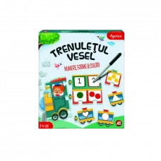 Joc de societate Trenulețul vesel: Numere, Forme & Culori Agerino 1024-5055