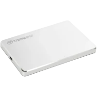 HDD portabil extern Transcend StoreJet 25C3S, 2 TB, Argintiu (TS2TSJ25C3S)