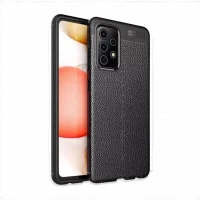 Чехол Xcover Galaxy A72 - Leather, Чёрный