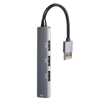 Adaptor Hub Gembird UHB-U3P1U2P3-02, Argintiu